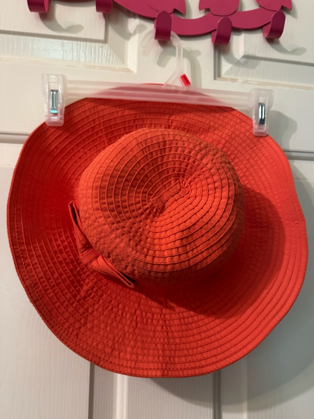 Women's Wide Brim Sun Hat - Orange